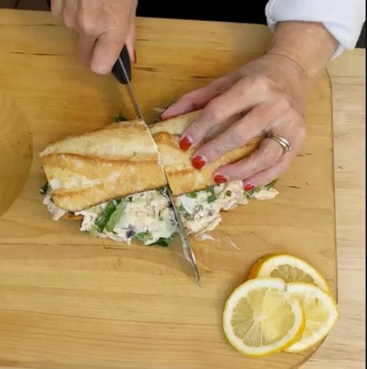 Homemade Salmon Sandwiches